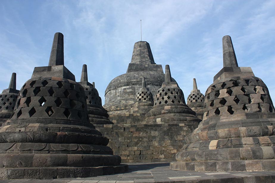 Borobudur, one of the monuments constructed during Medang Mataram kKngdom.