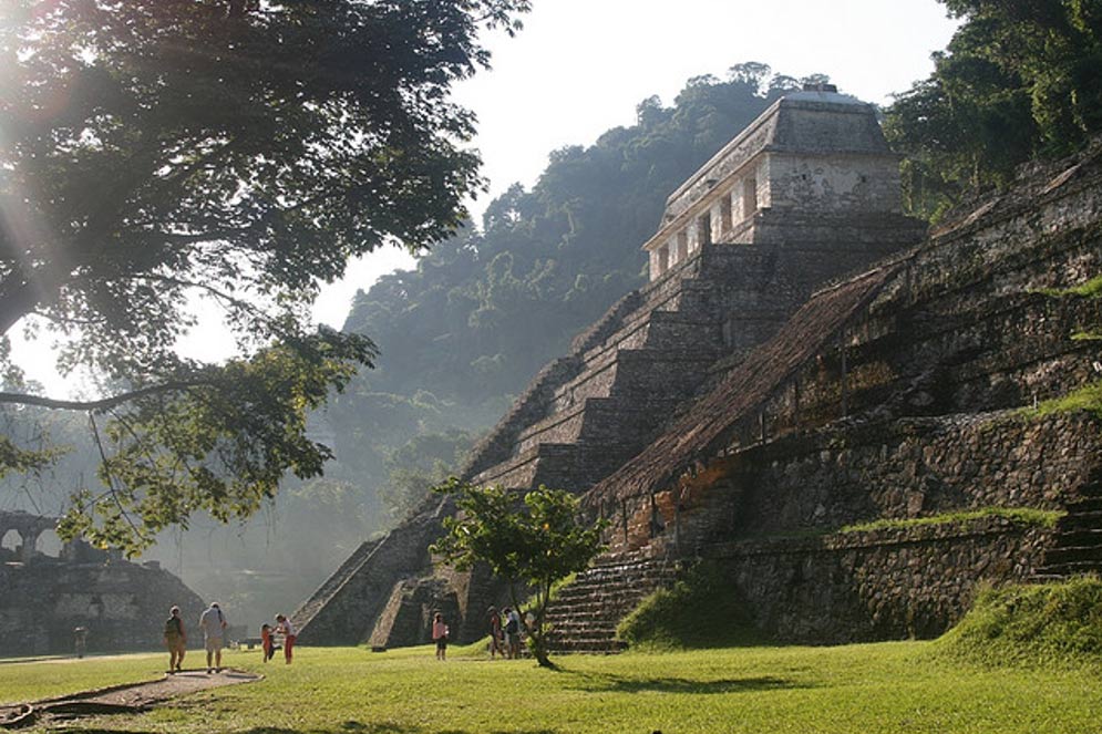Lakam Ha, or Palenque, beautiful ancient Maya site. 