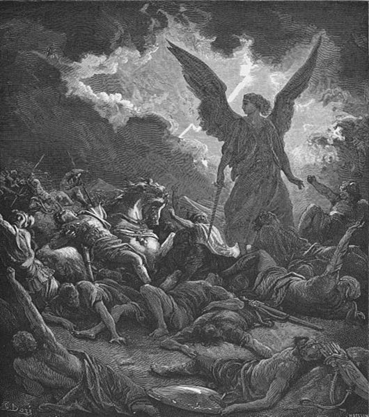 “Sennacherib's Army Is Destroyed” by Gustave Dore, 1891.