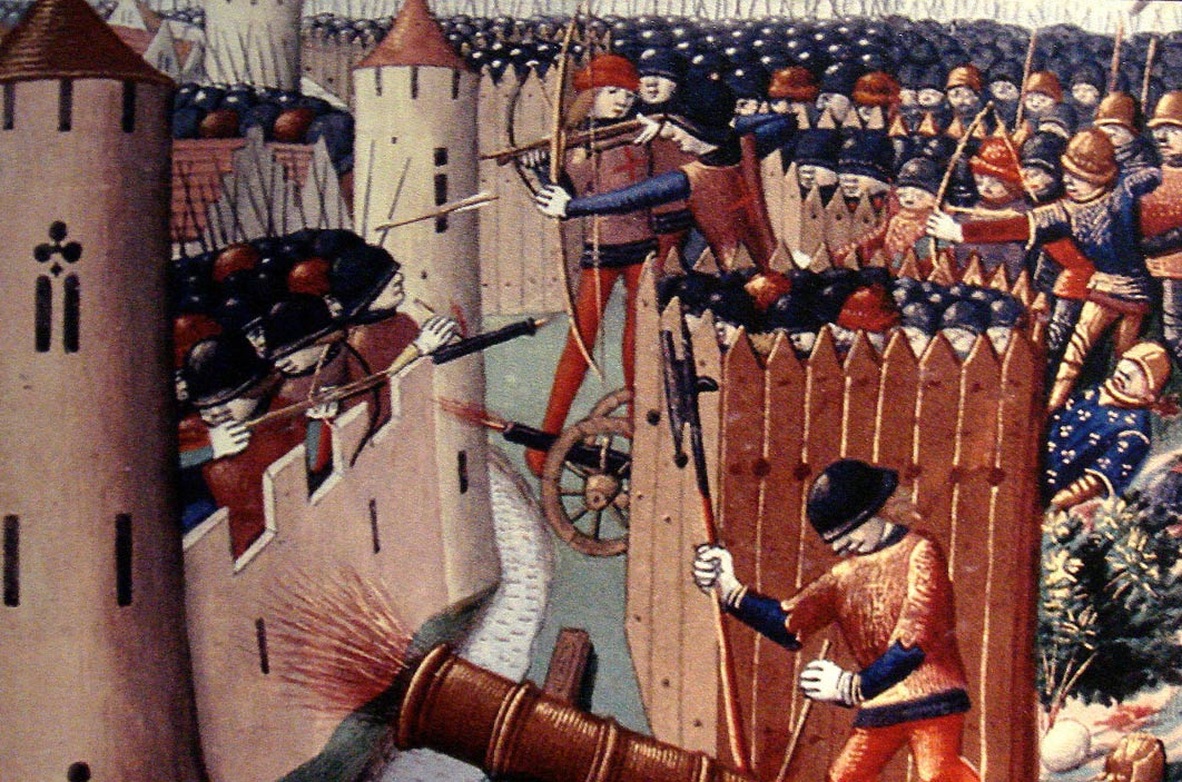 A depiction of the Siege of Orléans, 1429.
