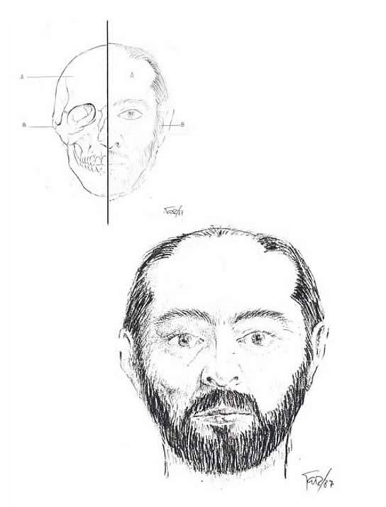 The sketched portrait of Manuel Blanco Romasanta, a real life “Fat Extractor”. 